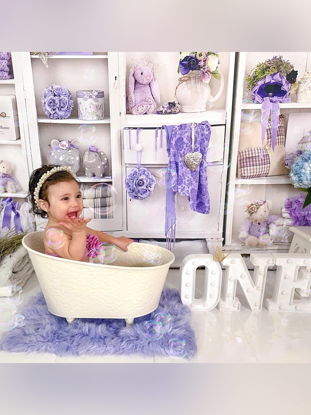 Photography backdrop and tub